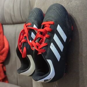 Boys Adidas soccer cleats size 10K